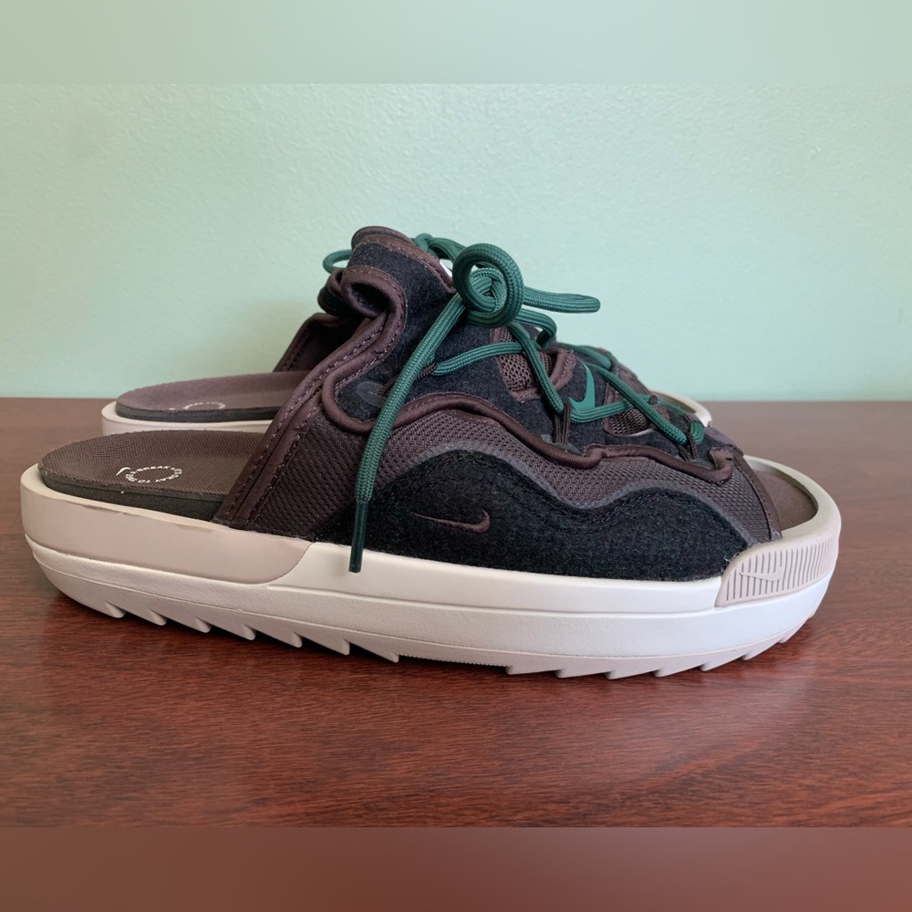 Nike | Men’s Offline 2.0 Velvet Brown Noble Green Walking Sandals - 10 - Picture 2 of 10